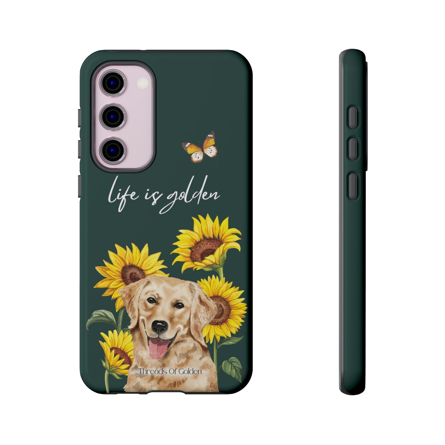 Life Is Golden Tough Phone Case