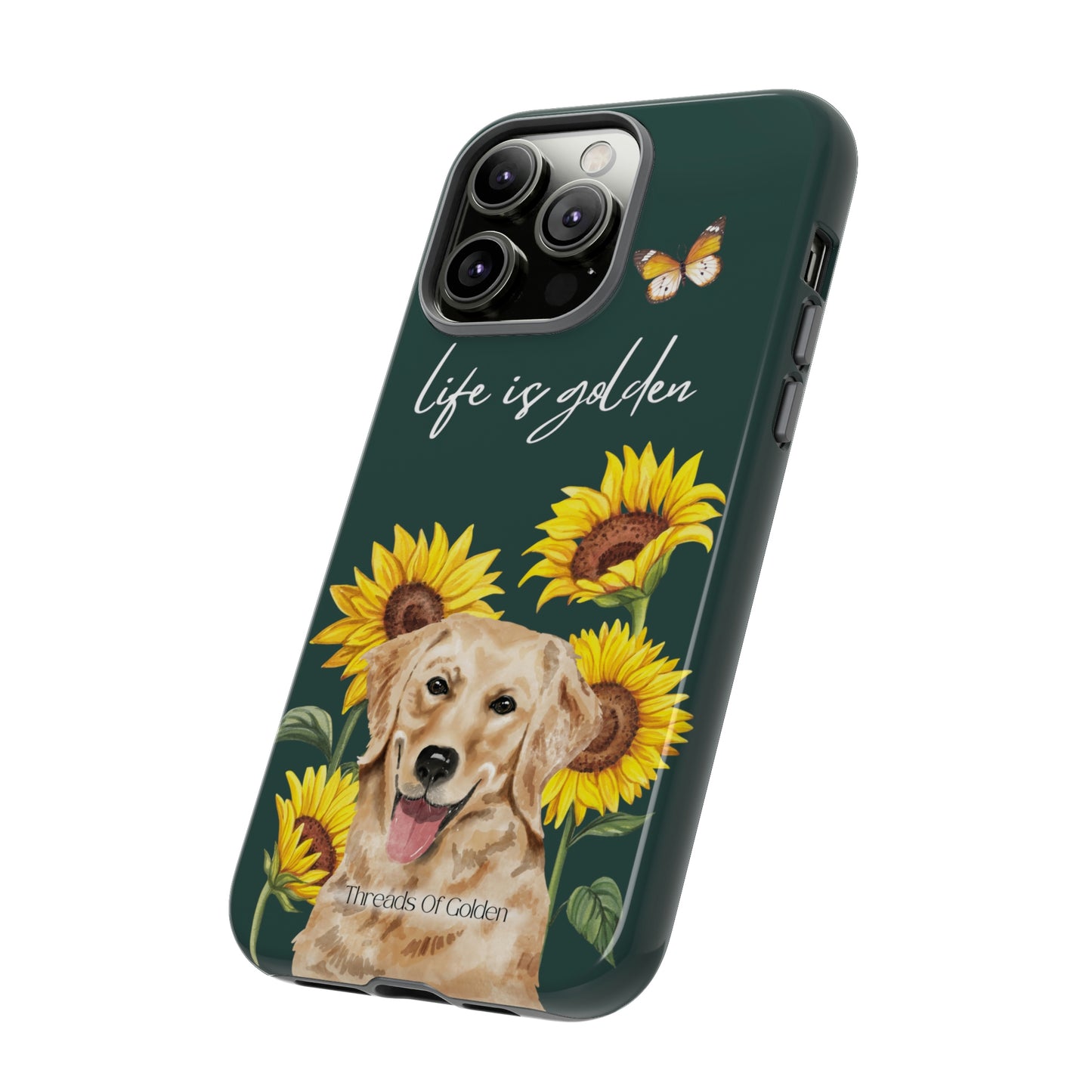 Life Is Golden Tough Phone Case