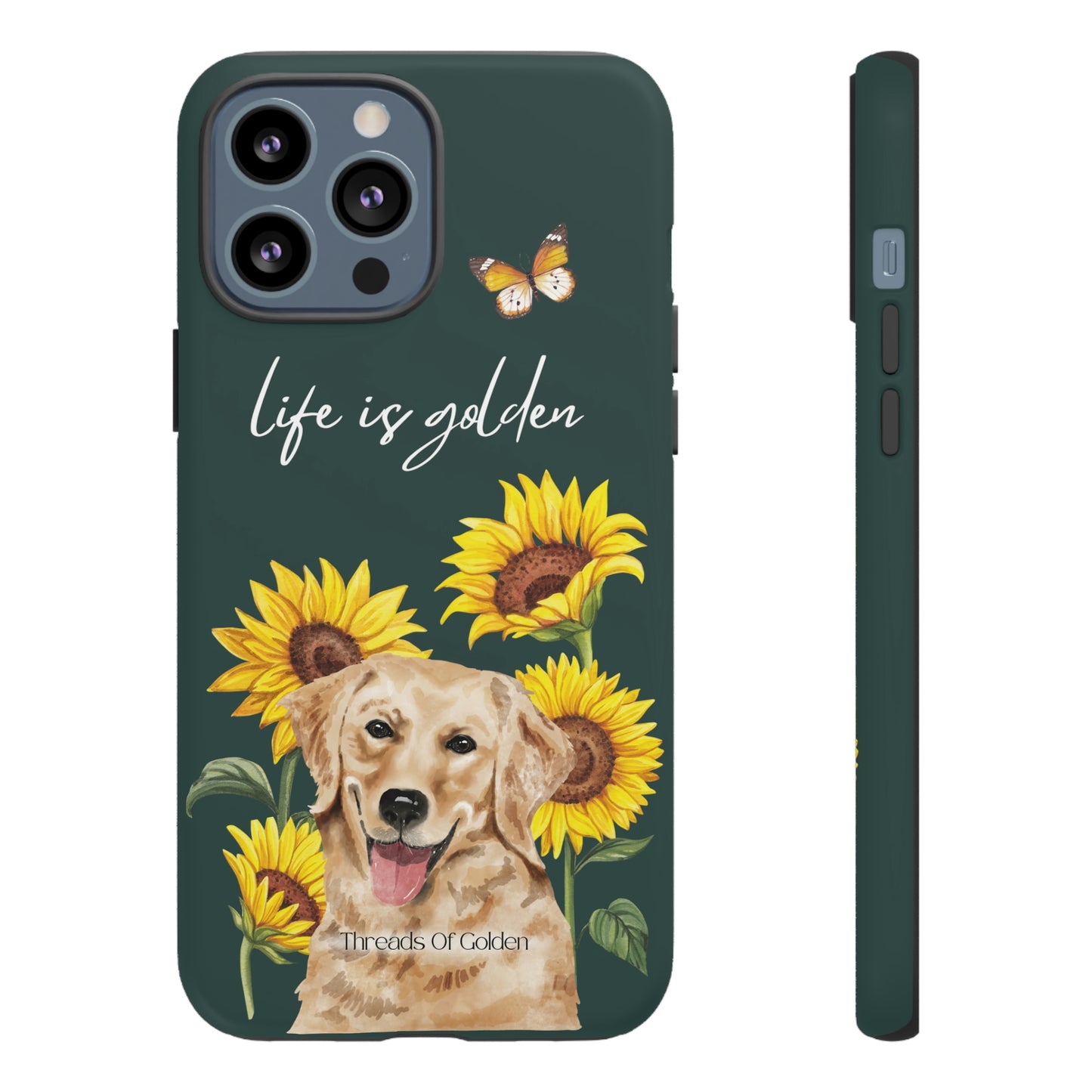 Life Is Golden Tough Phone Case