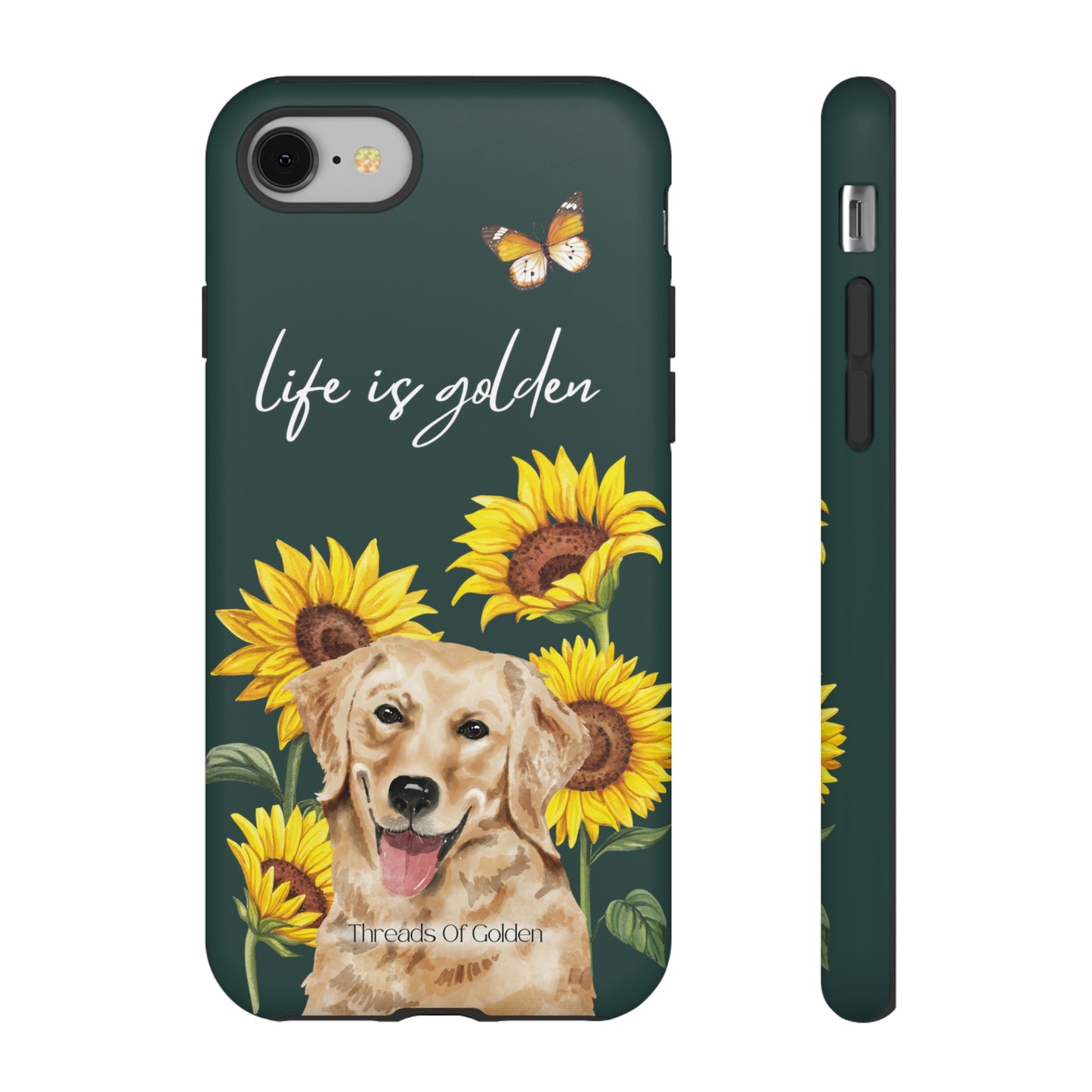 Life Is Golden Tough Phone Case