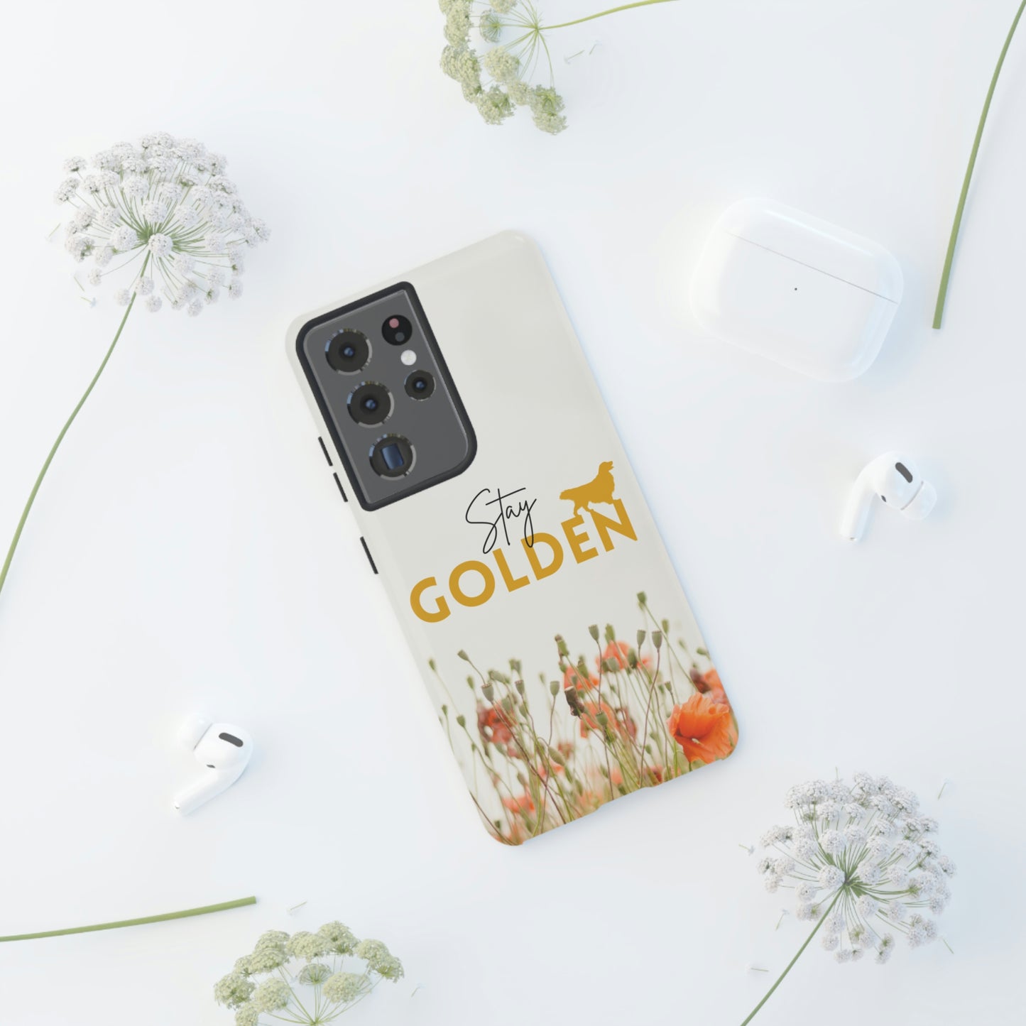 Stay Golden Tough Phone Case