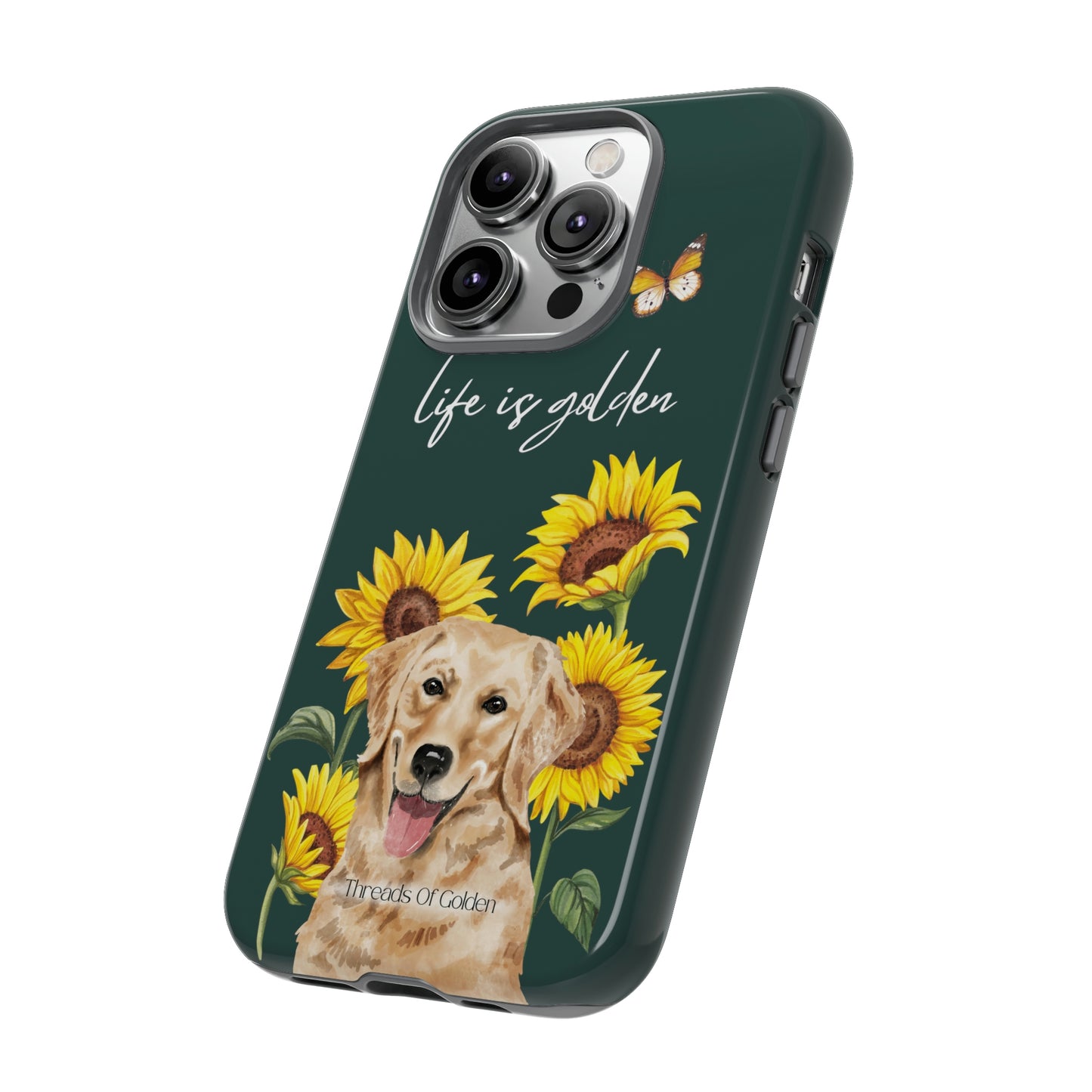 Life Is Golden Tough Phone Case