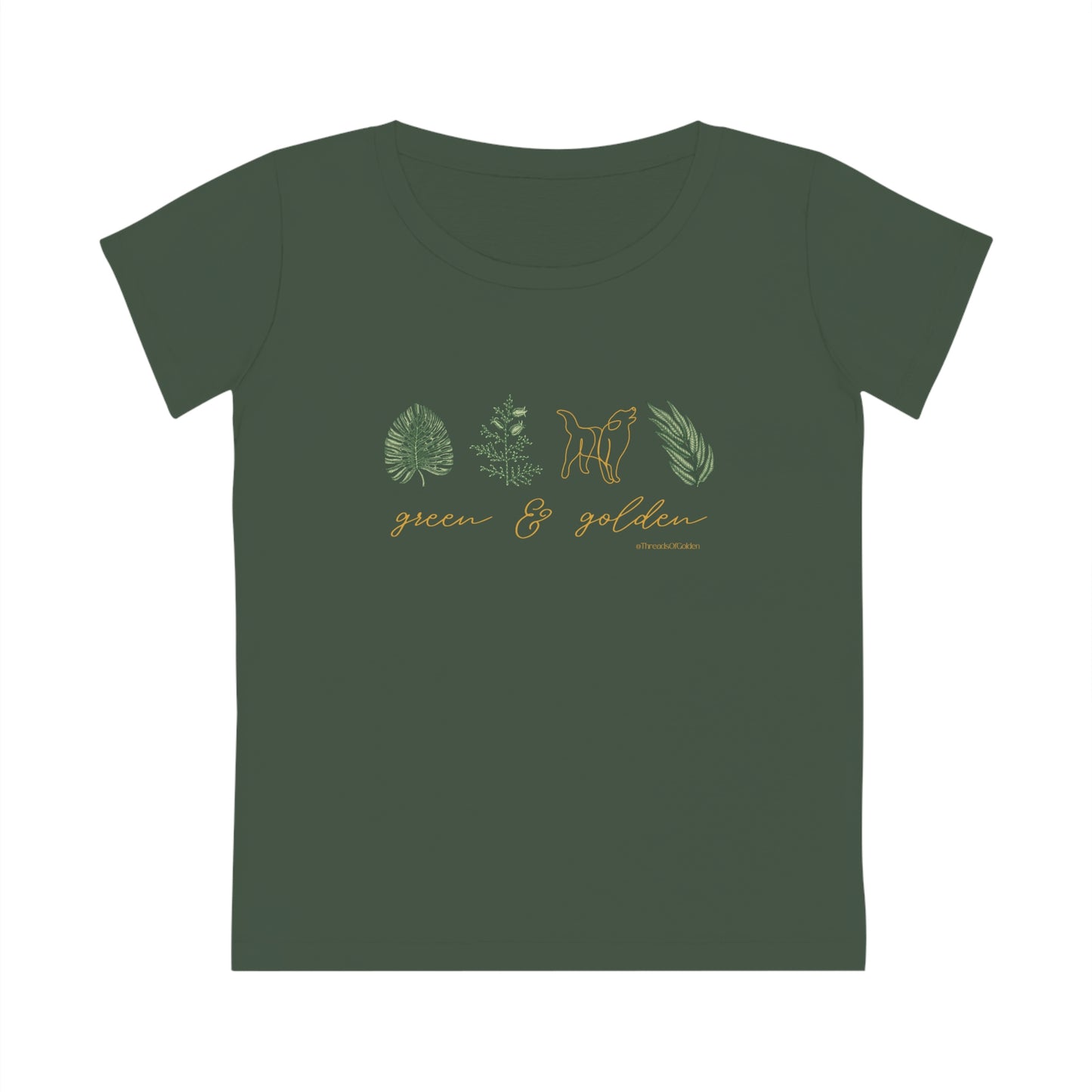 Green & Golden Women's T-shirt