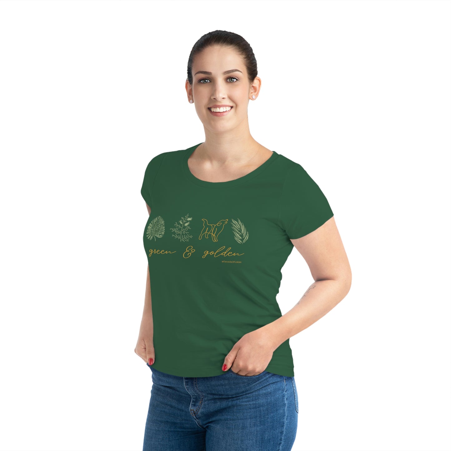 Green & Golden Women's T-shirt