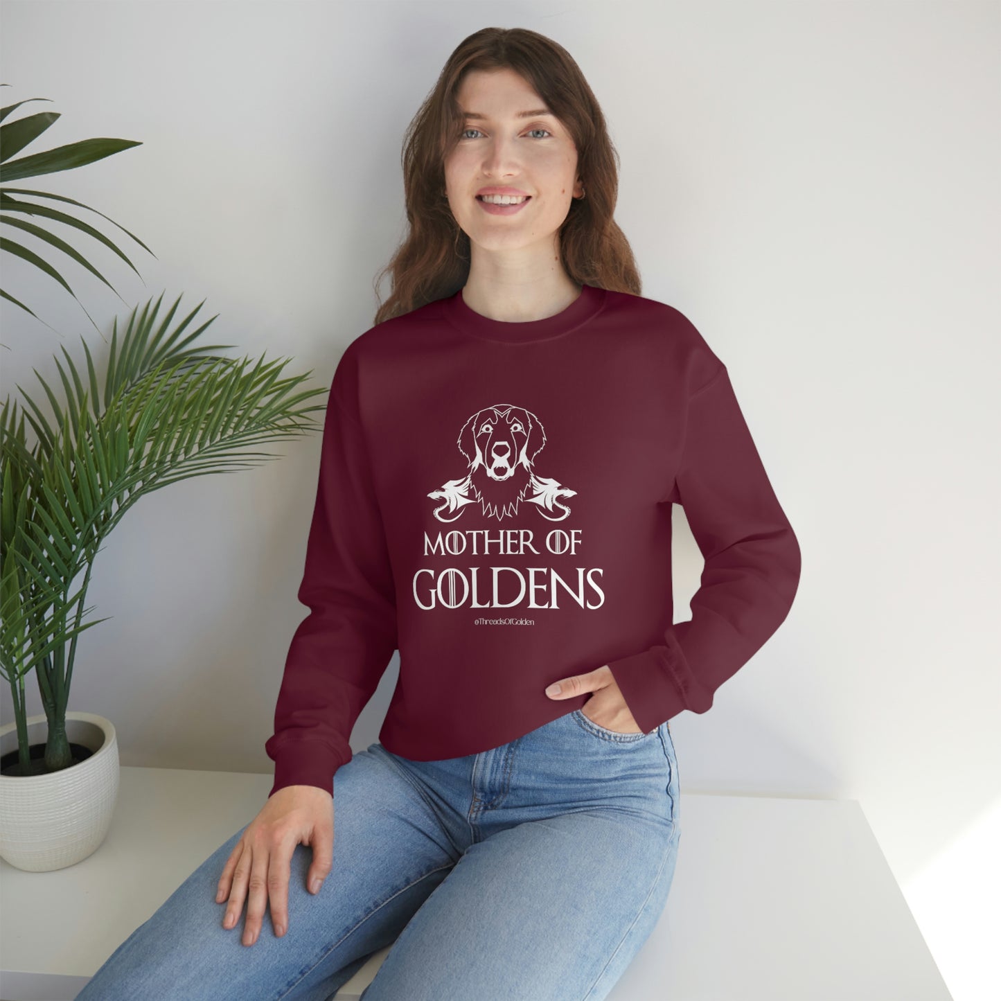 Mother Of Goldens Unisex Crewneck Sweatshirt