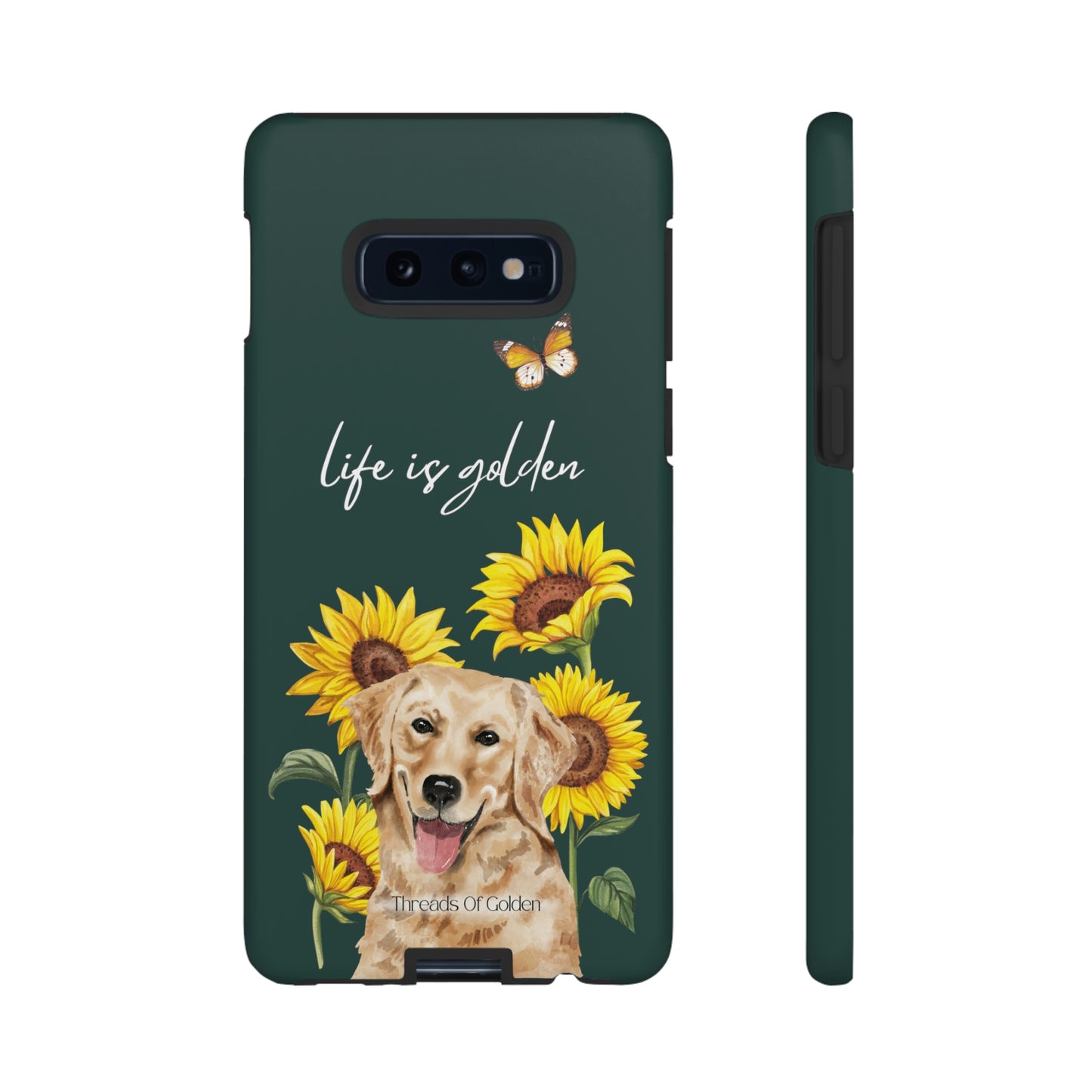 Life Is Golden Tough Phone Case