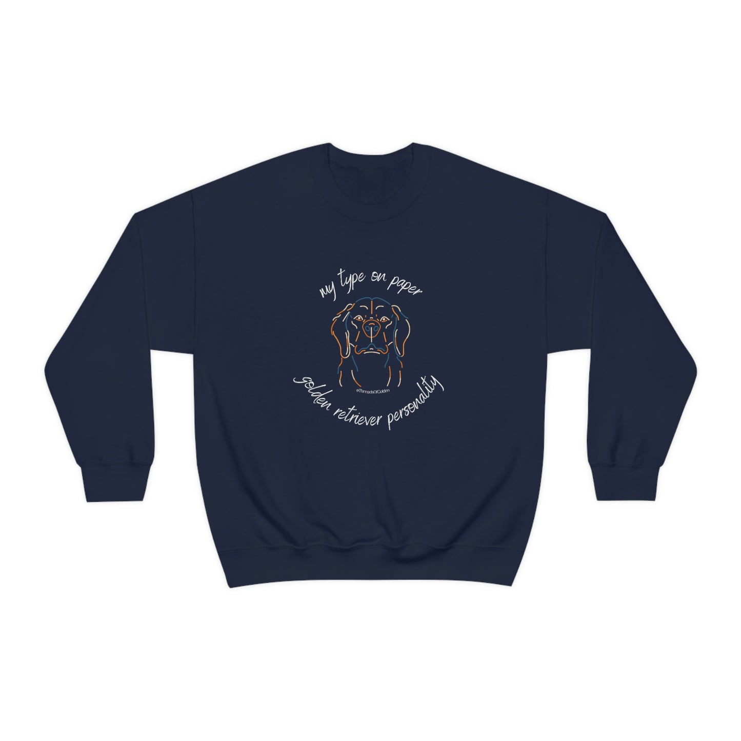 Golden Retriever Personality Crewneck Sweatshirt