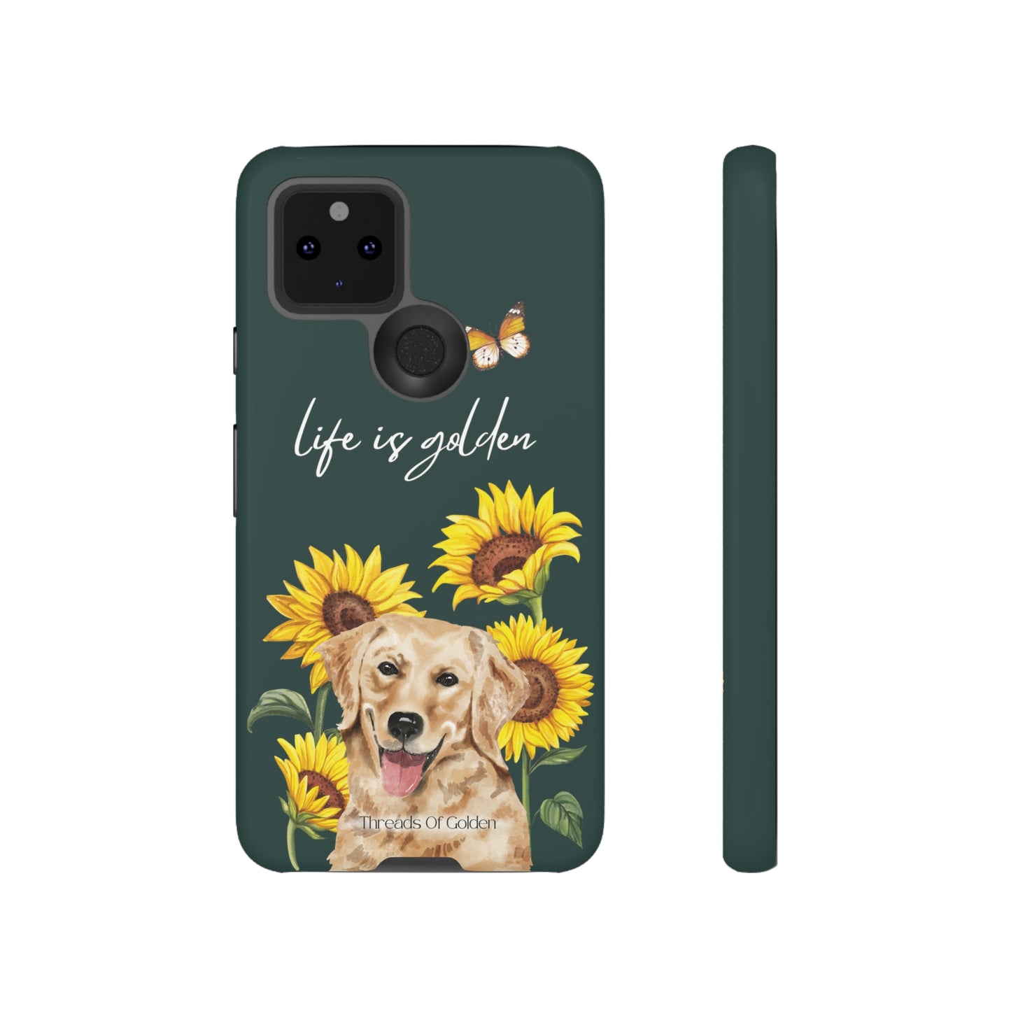 Life Is Golden Tough Phone Case