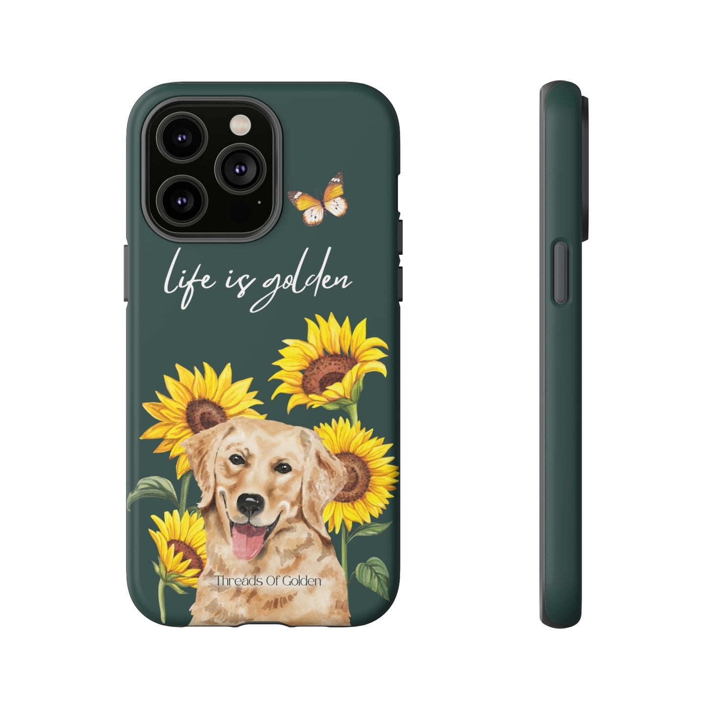 Life Is Golden Tough Phone Case