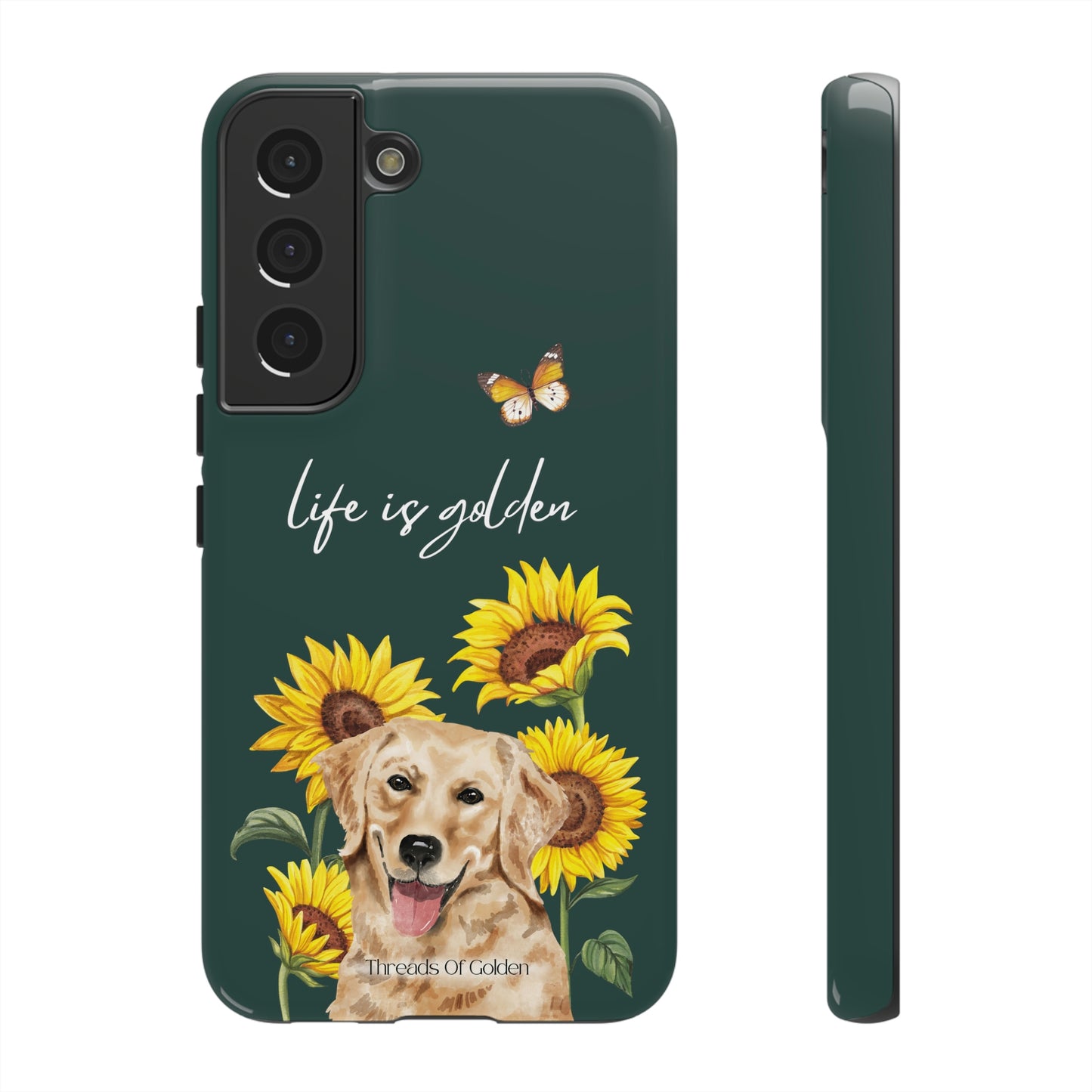 Life Is Golden Tough Phone Case