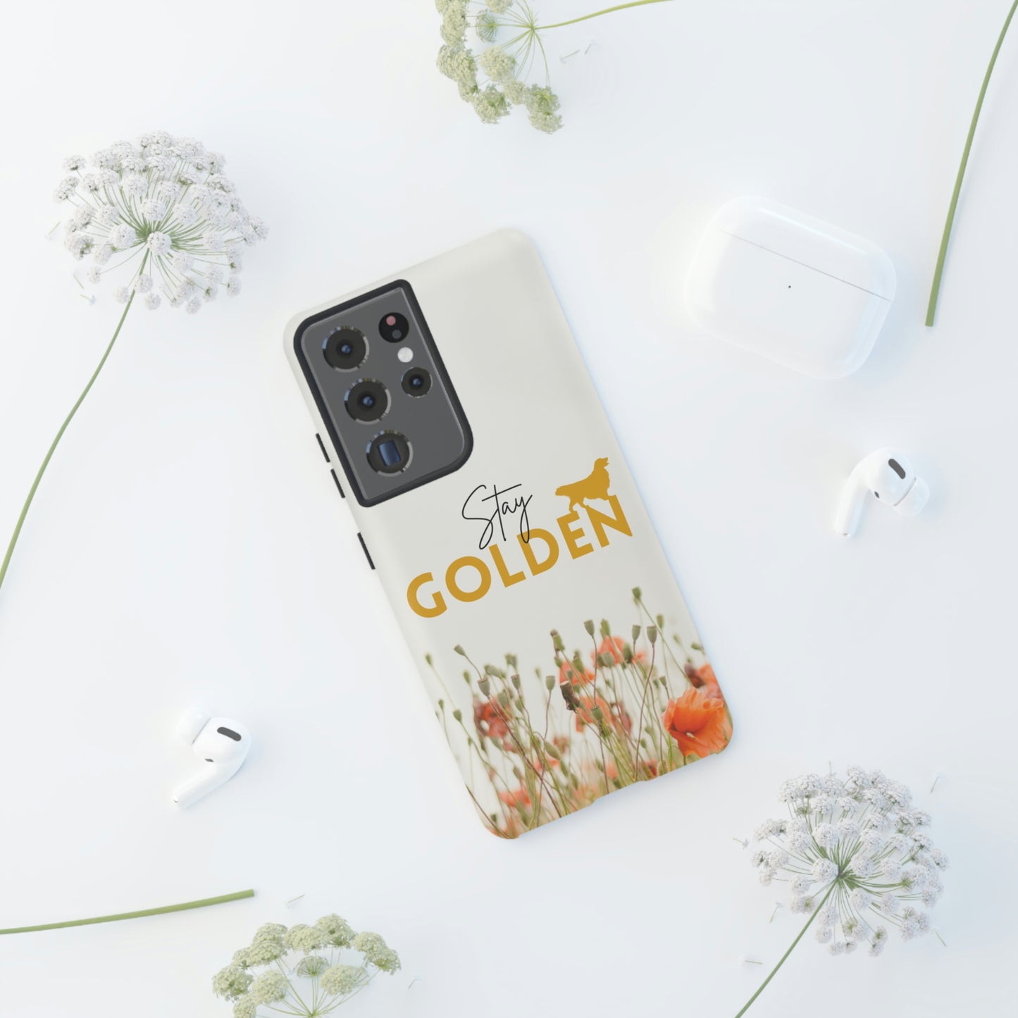 Stay Golden Tough Phone Case