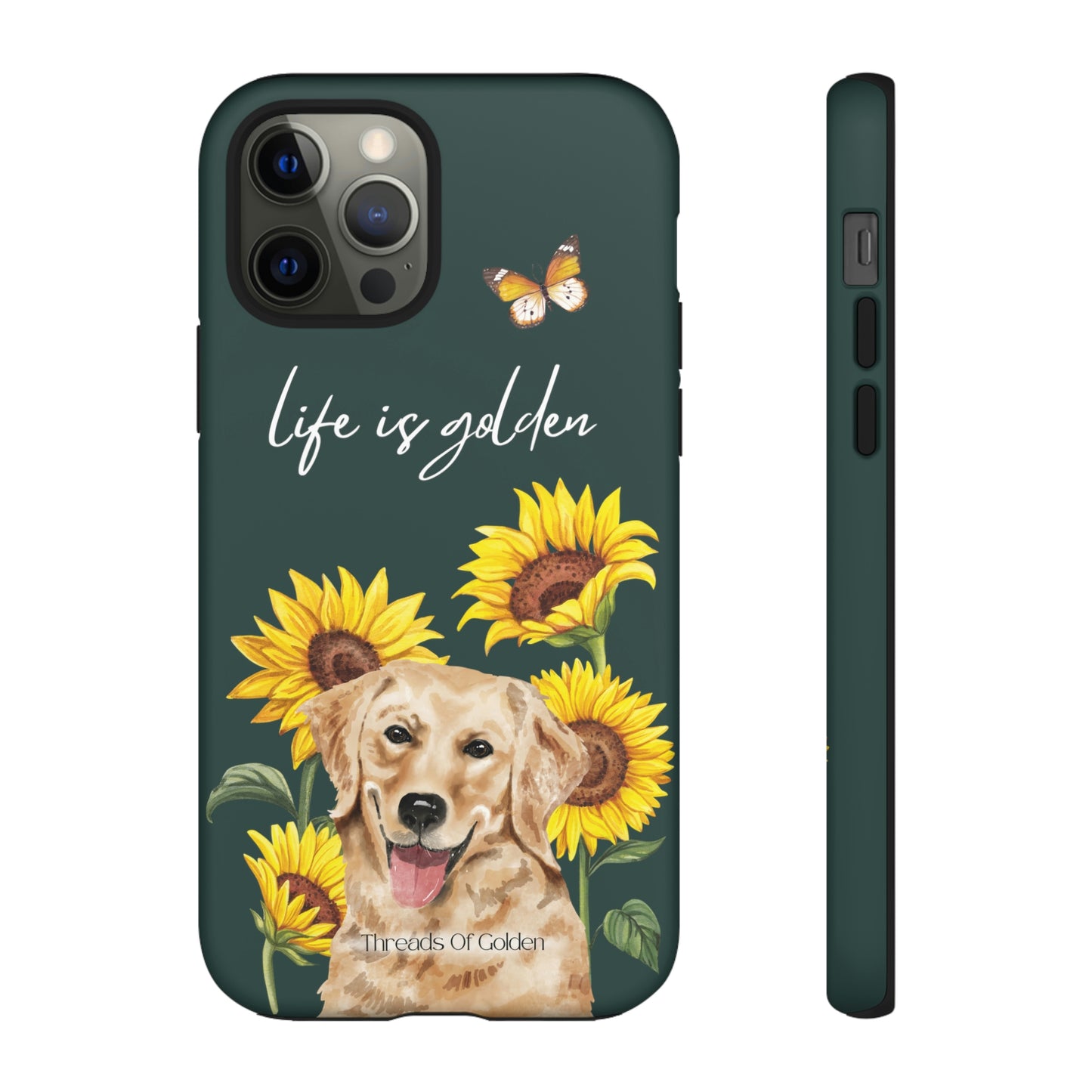 Life Is Golden Tough Phone Case