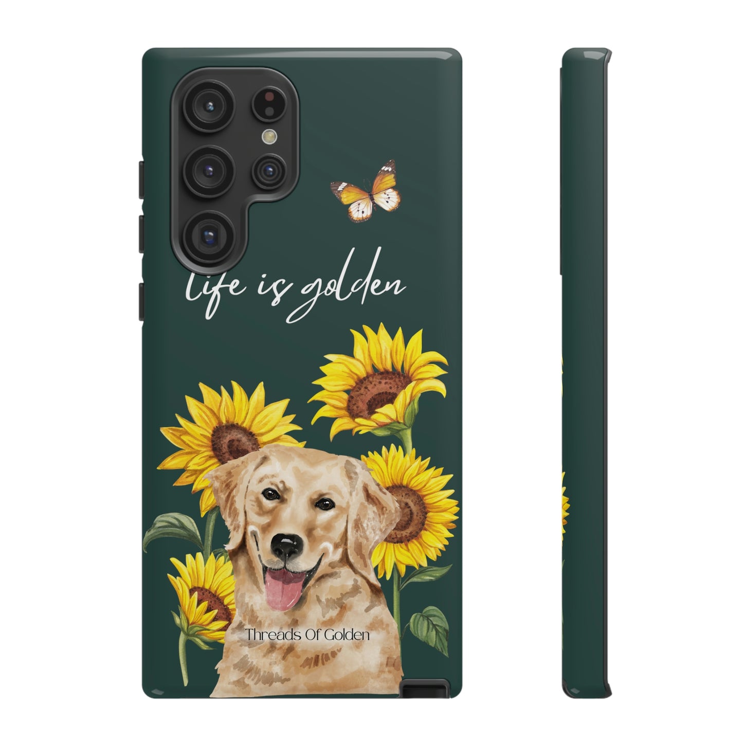 Life Is Golden Tough Phone Case