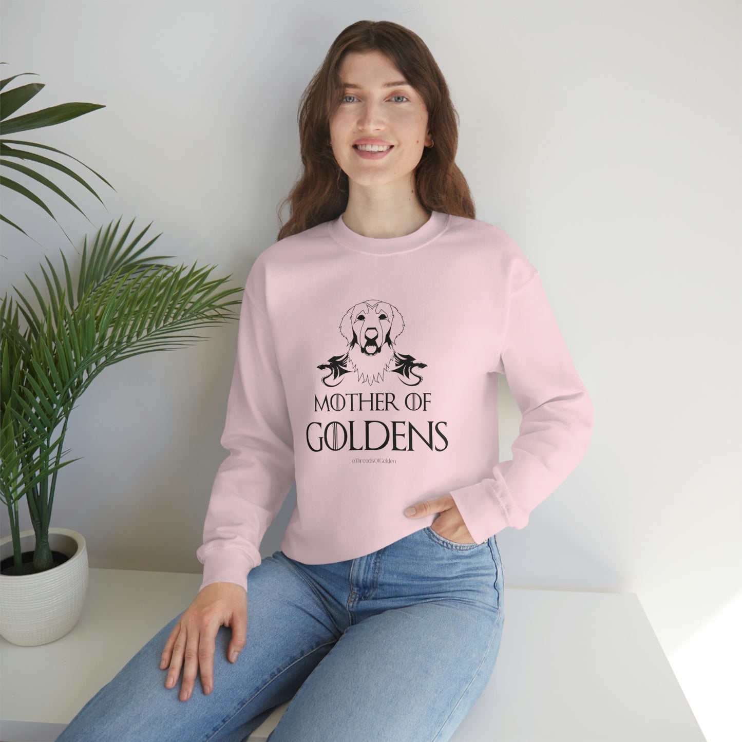 Mother Of Goldens Unisex Crewneck Sweatshirt