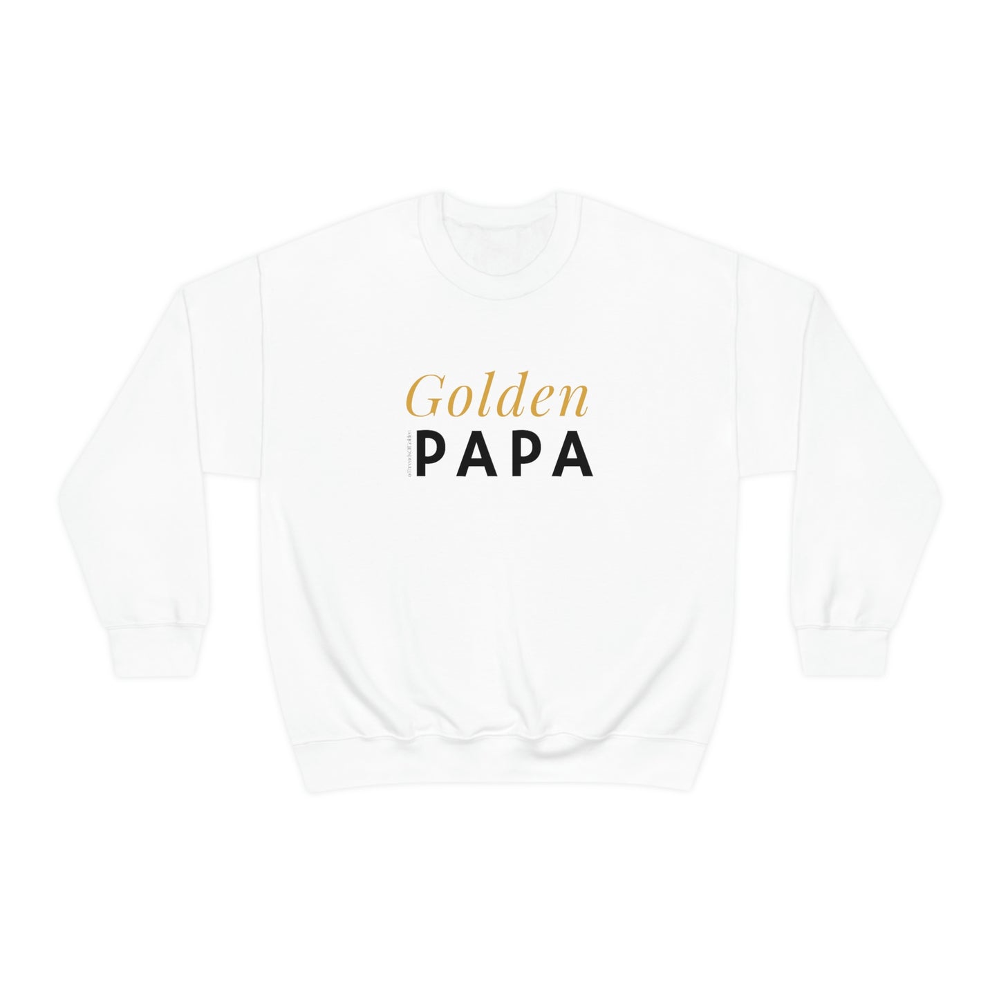 Golden Papa Unisex Crewneck Sweatshirt