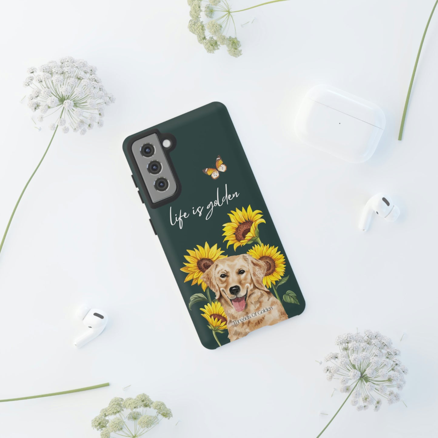 Life Is Golden Tough Phone Case