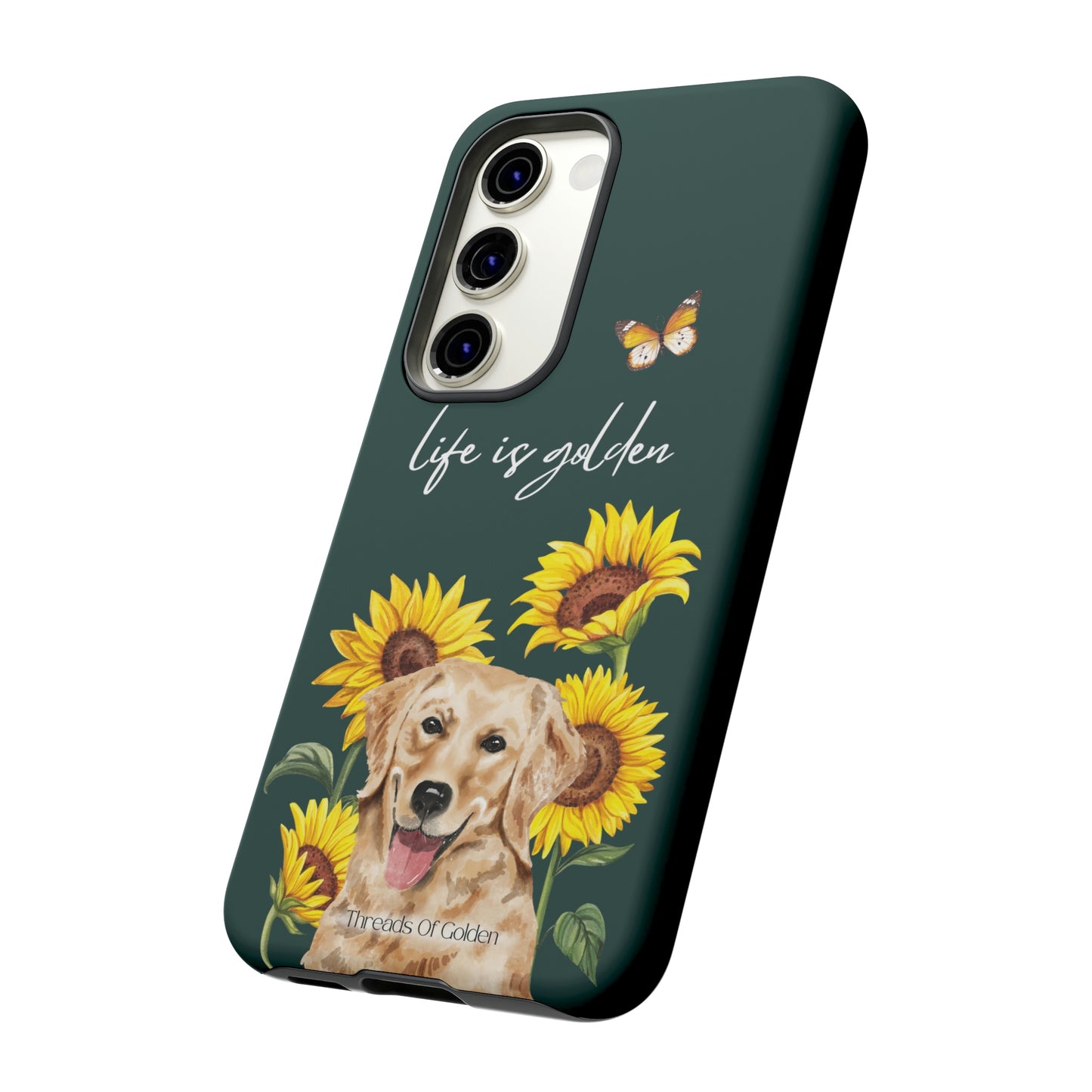 Life Is Golden Tough Phone Case