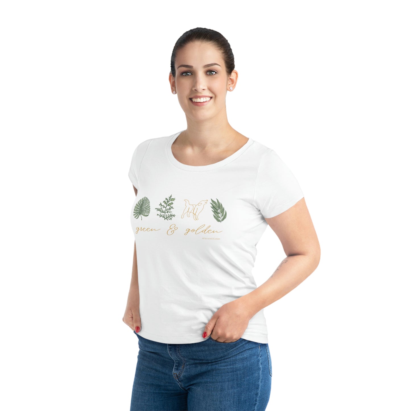 Green & Golden Women's T-shirt