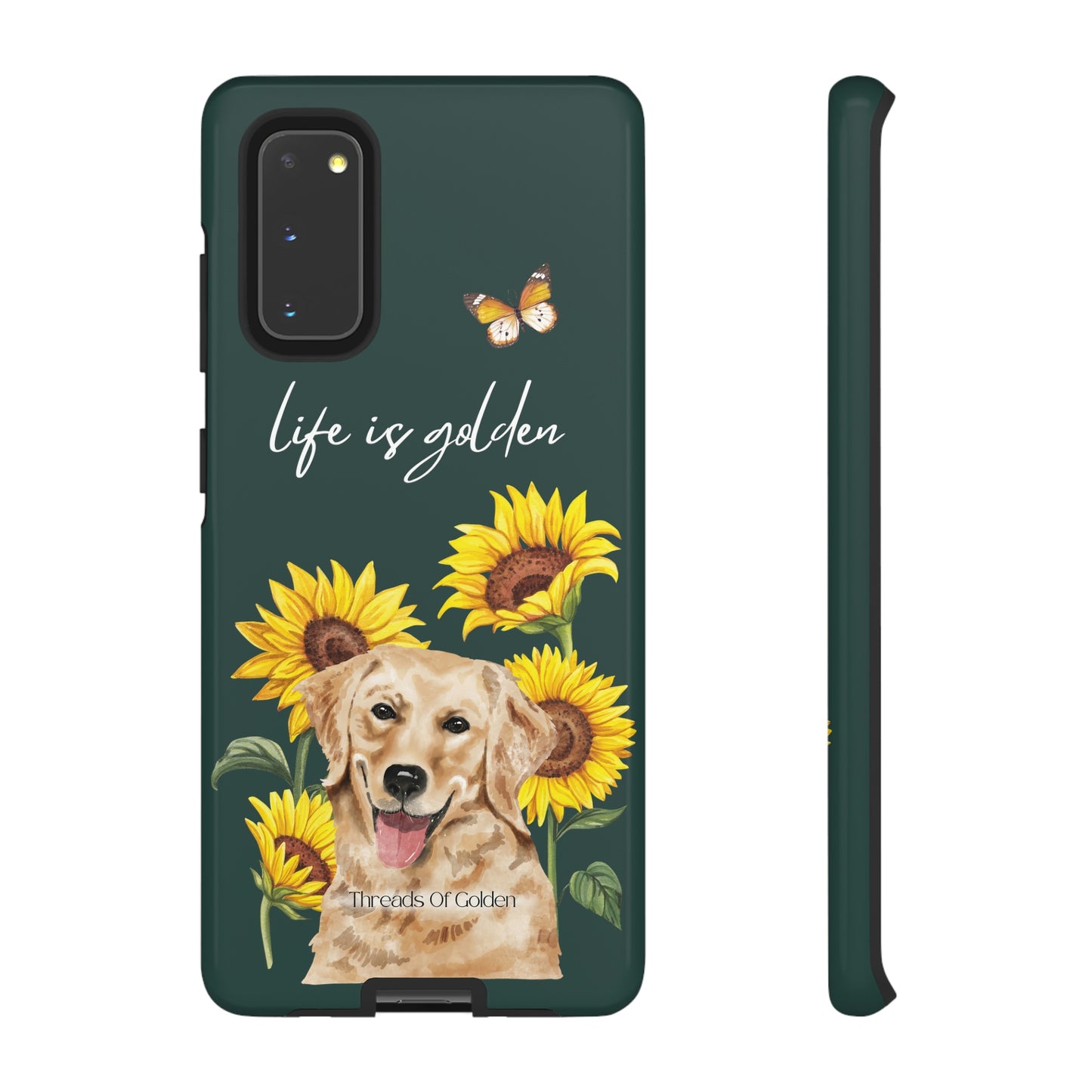 Life Is Golden Tough Phone Case