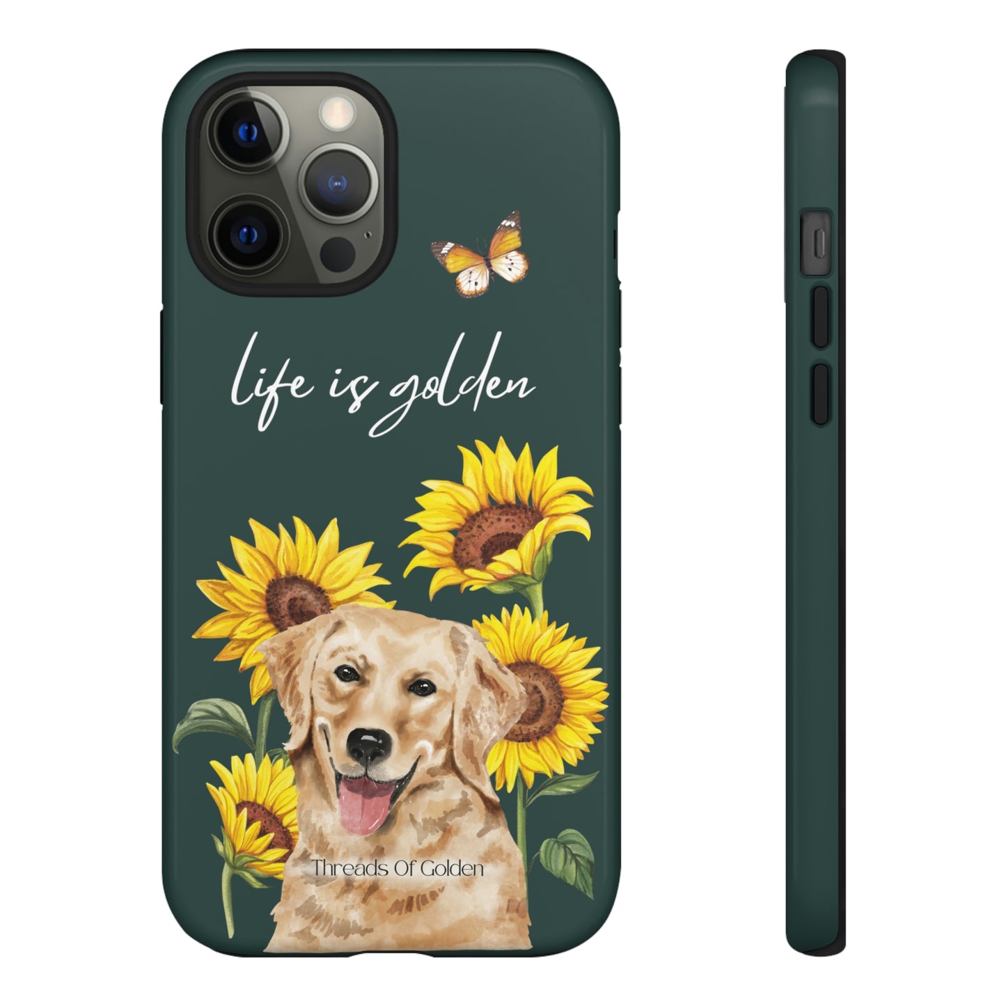 Life Is Golden Tough Phone Case