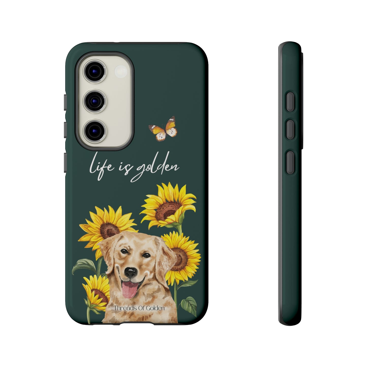 Life Is Golden Tough Phone Case