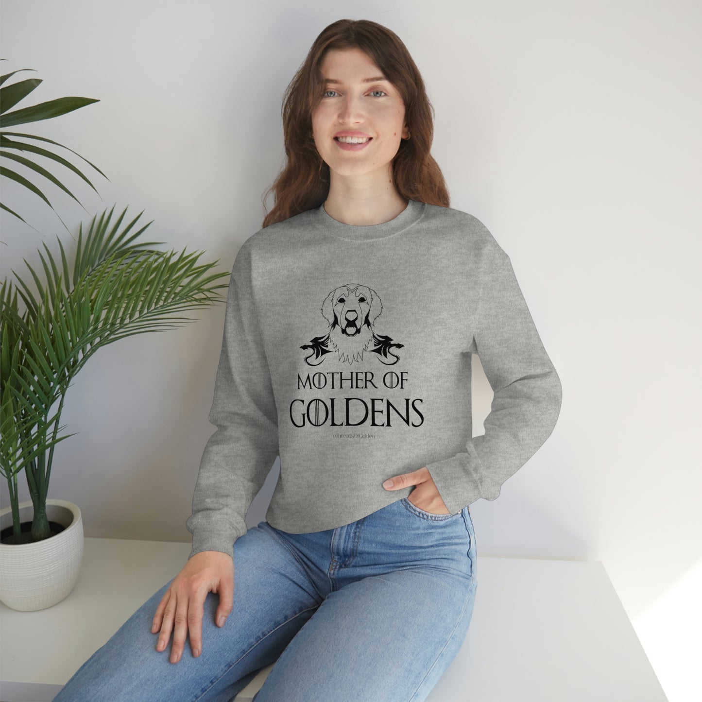 Mother Of Goldens Unisex Crewneck Sweatshirt