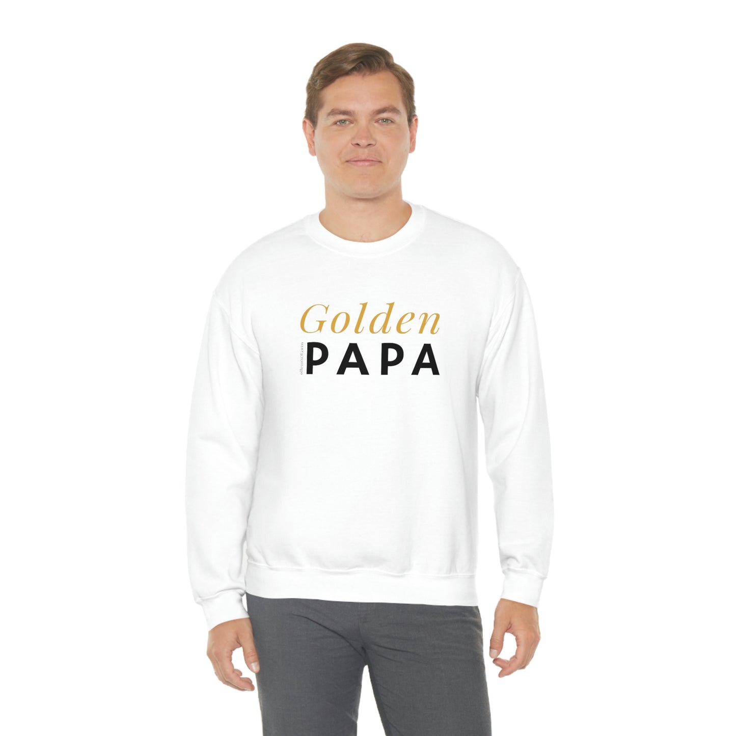 Golden Papa Unisex Crewneck Sweatshirt