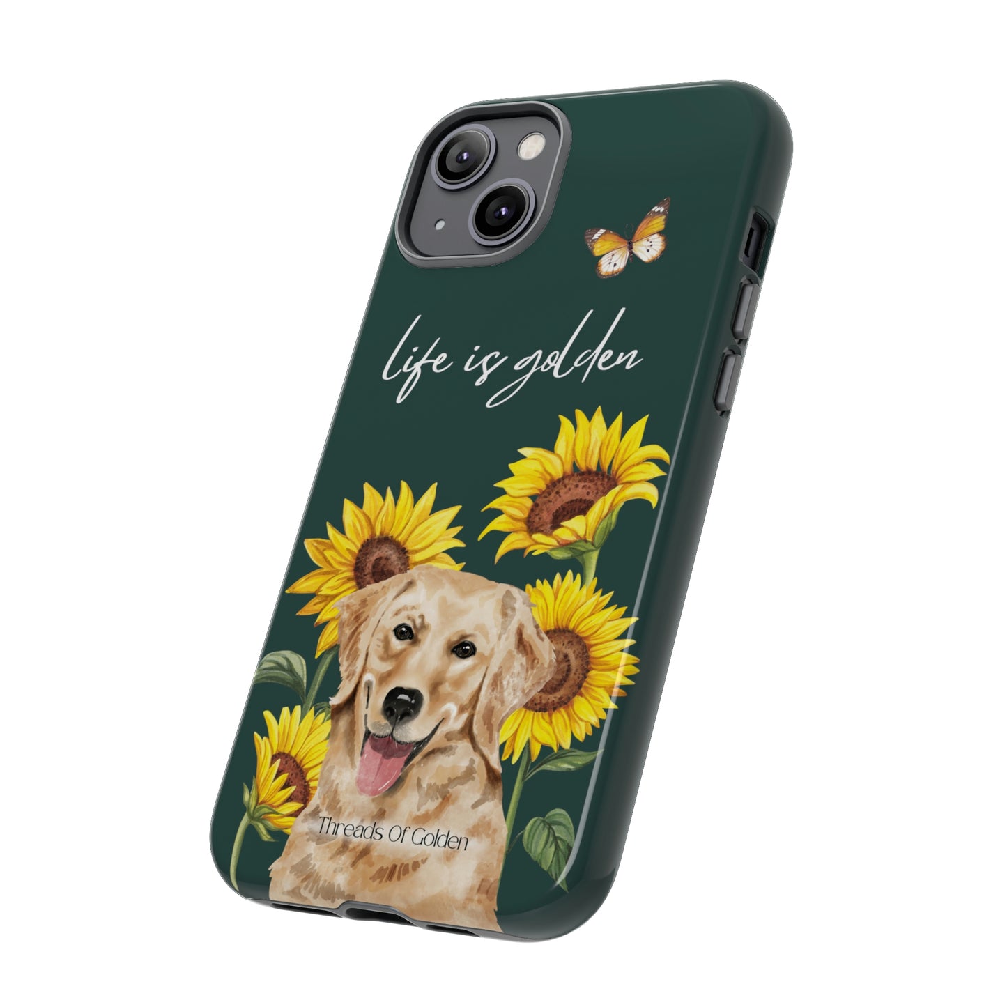 Life Is Golden Tough Phone Case