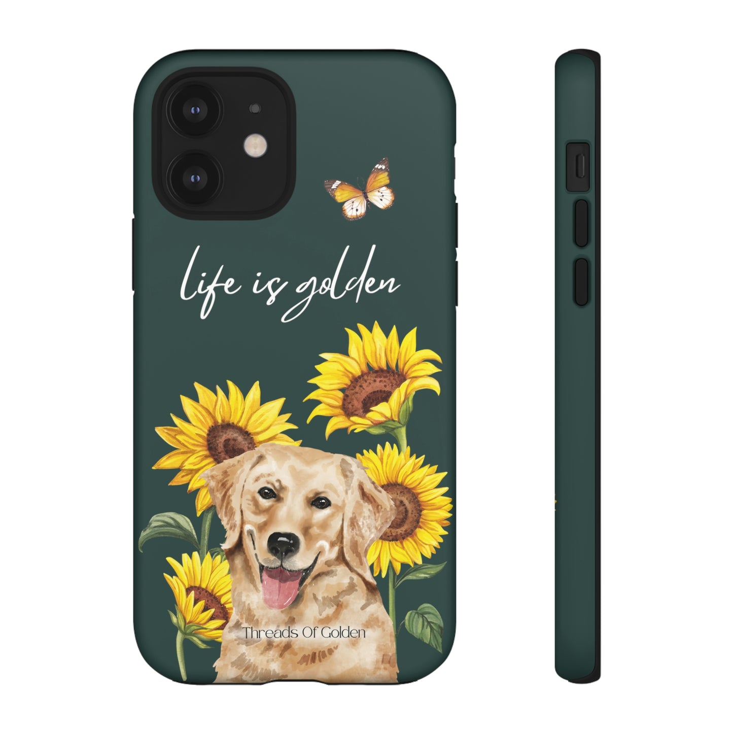 Life Is Golden Tough Phone Case