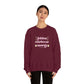Golden Retriever Energy Crewneck Sweatshirt