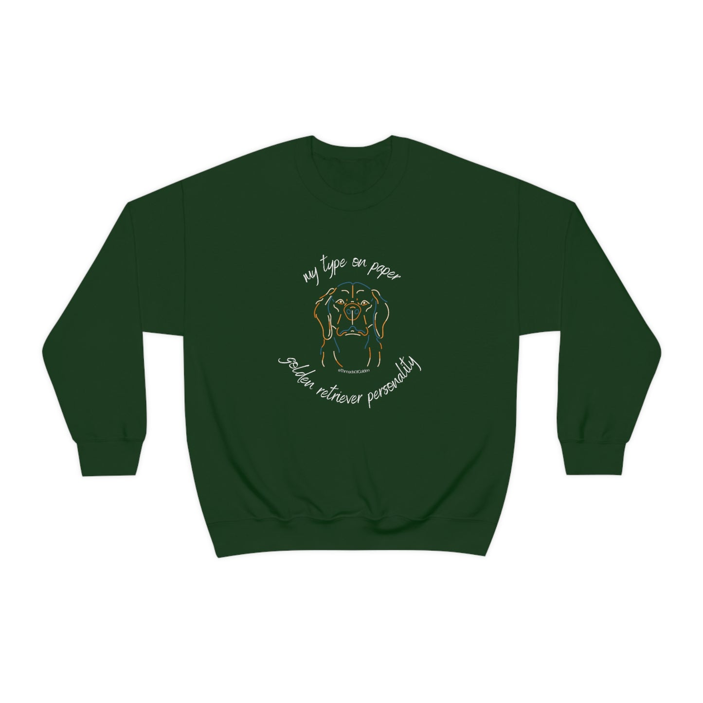 Golden Retriever Personality Crewneck Sweatshirt