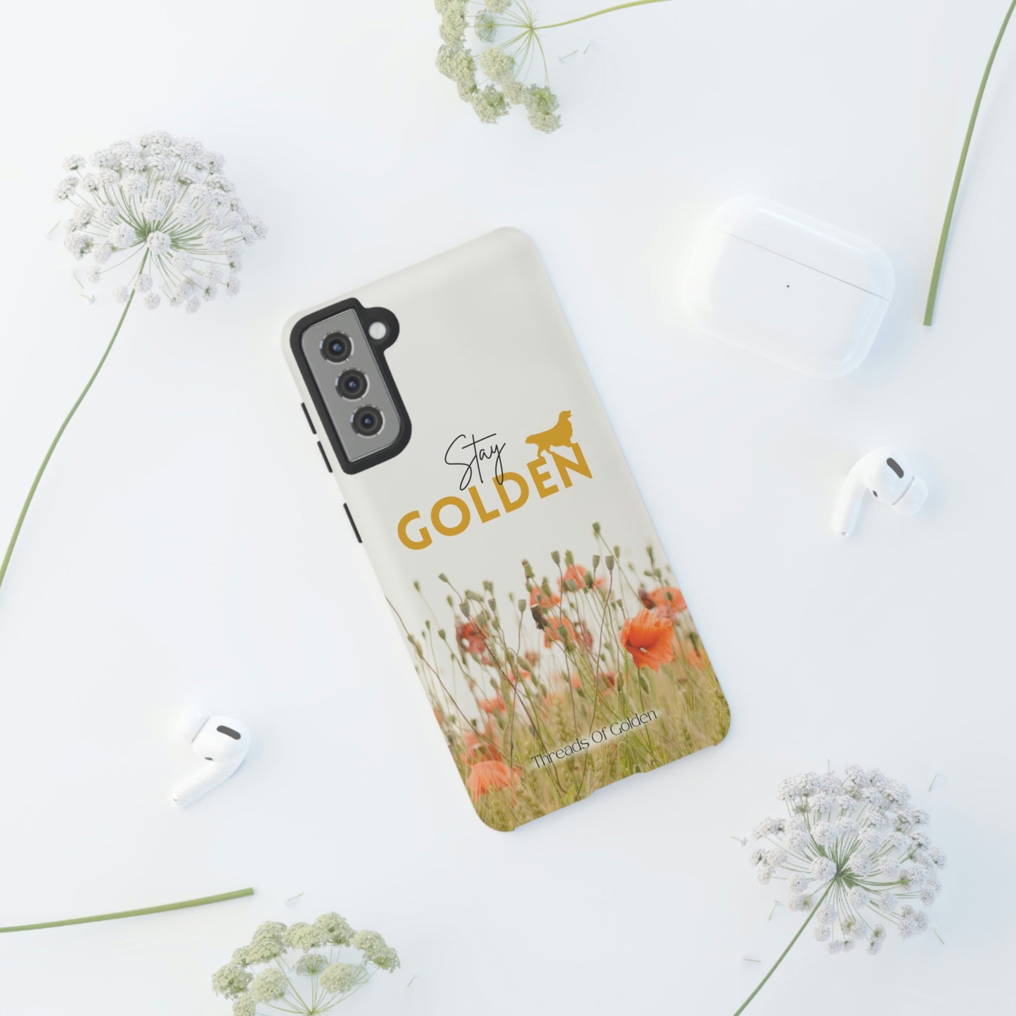 Stay Golden Tough Phone Case