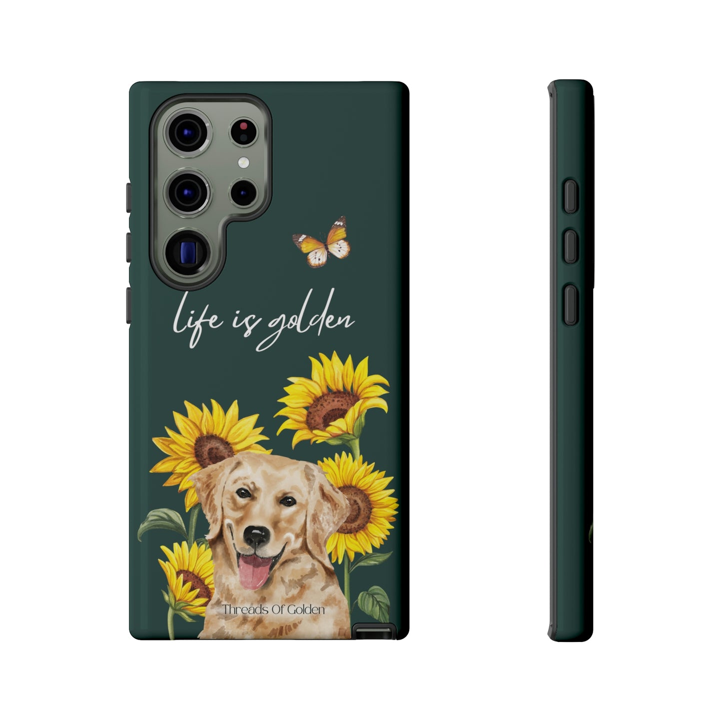 Life Is Golden Tough Phone Case