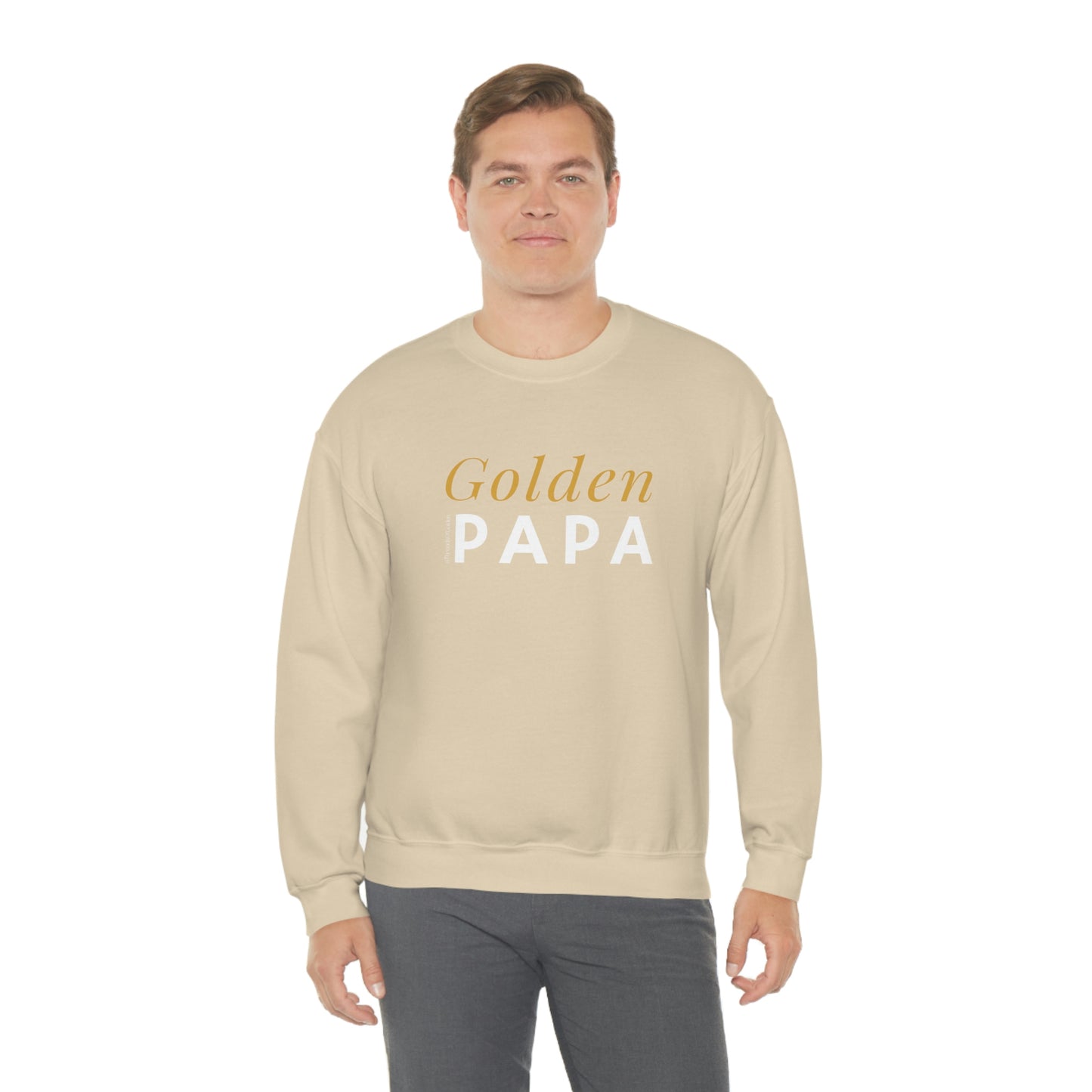 Golden Papa Unisex Crewneck Sweatshirt