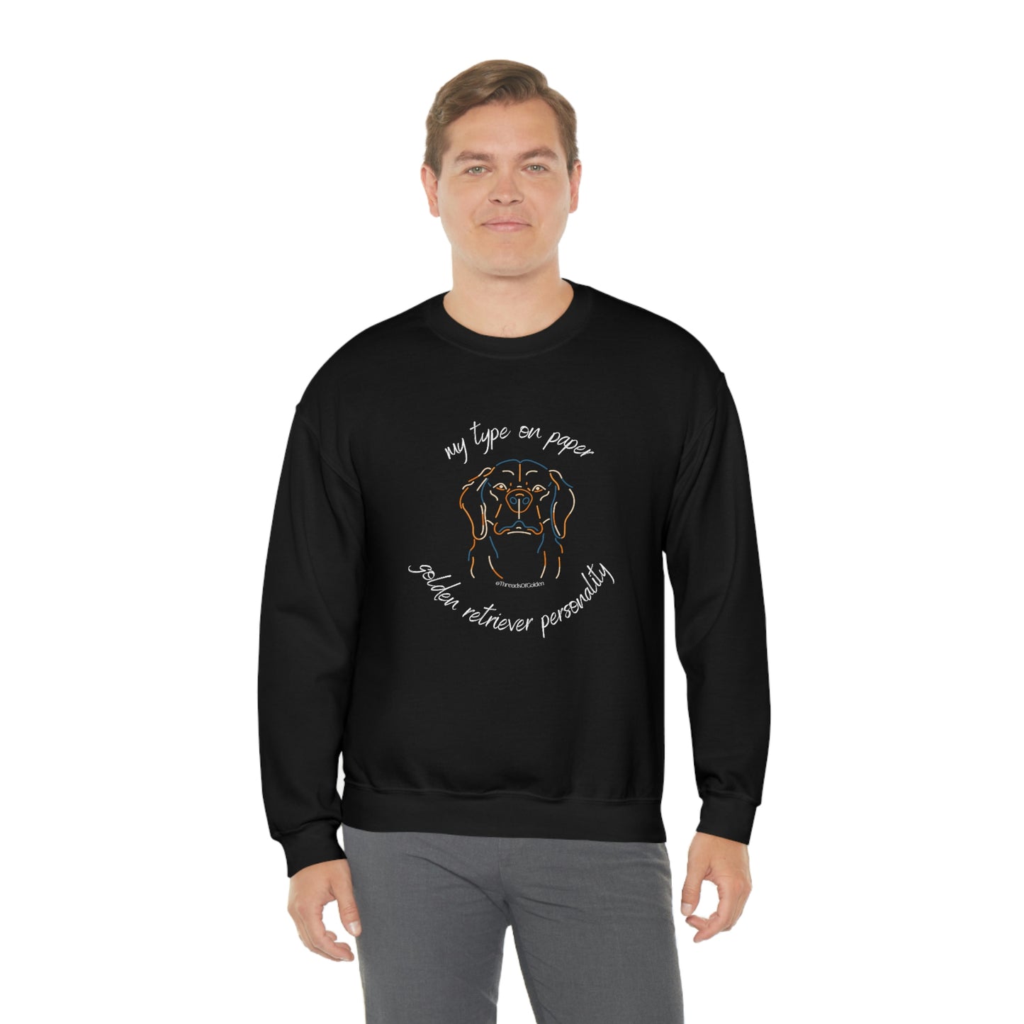 Golden Retriever Personality Crewneck Sweatshirt