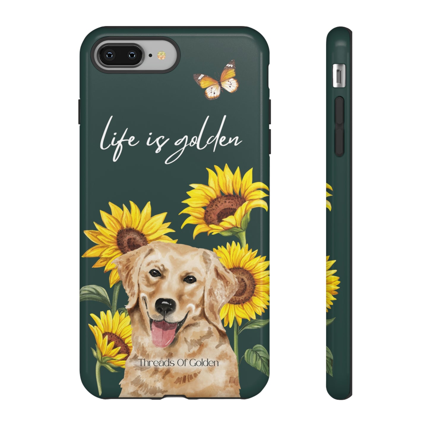 Life Is Golden Tough Phone Case