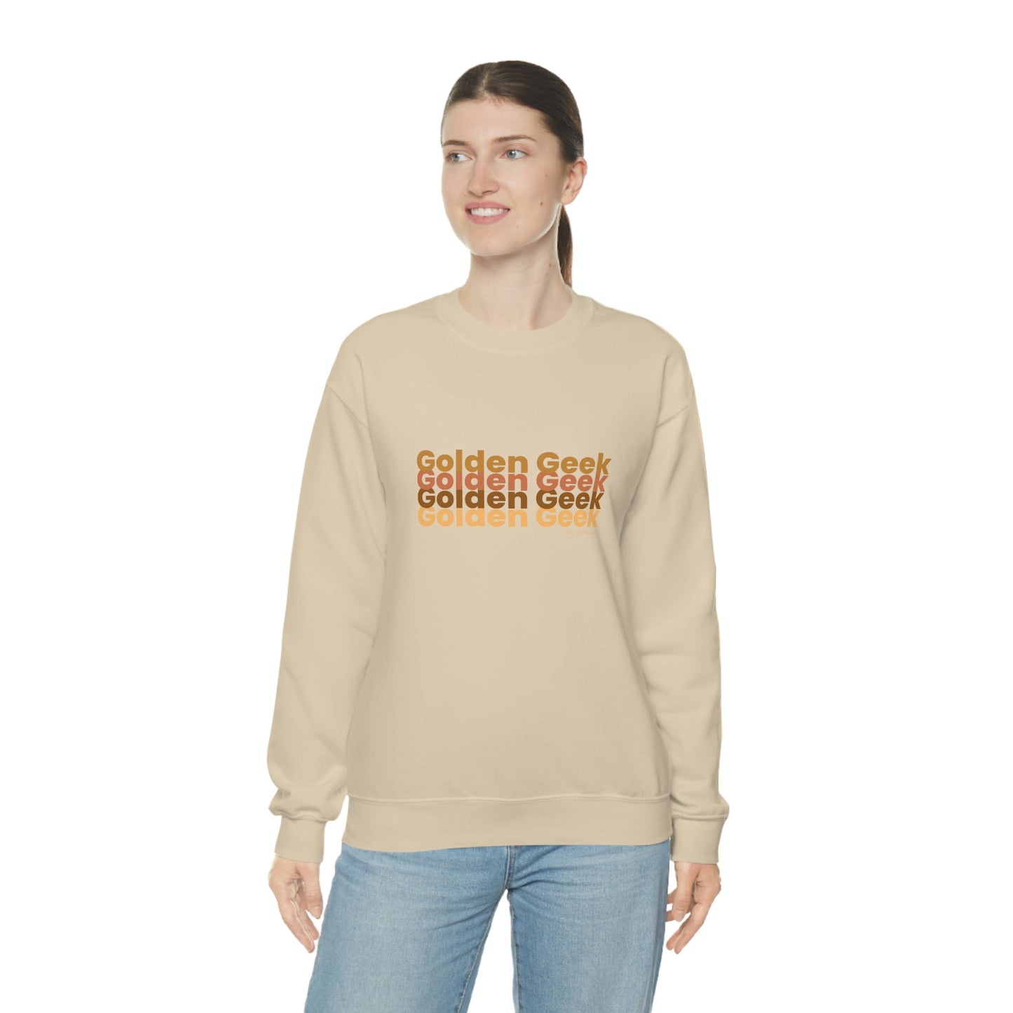 Golden Geek Earth Tones Unisex Crewneck Sweatshirt