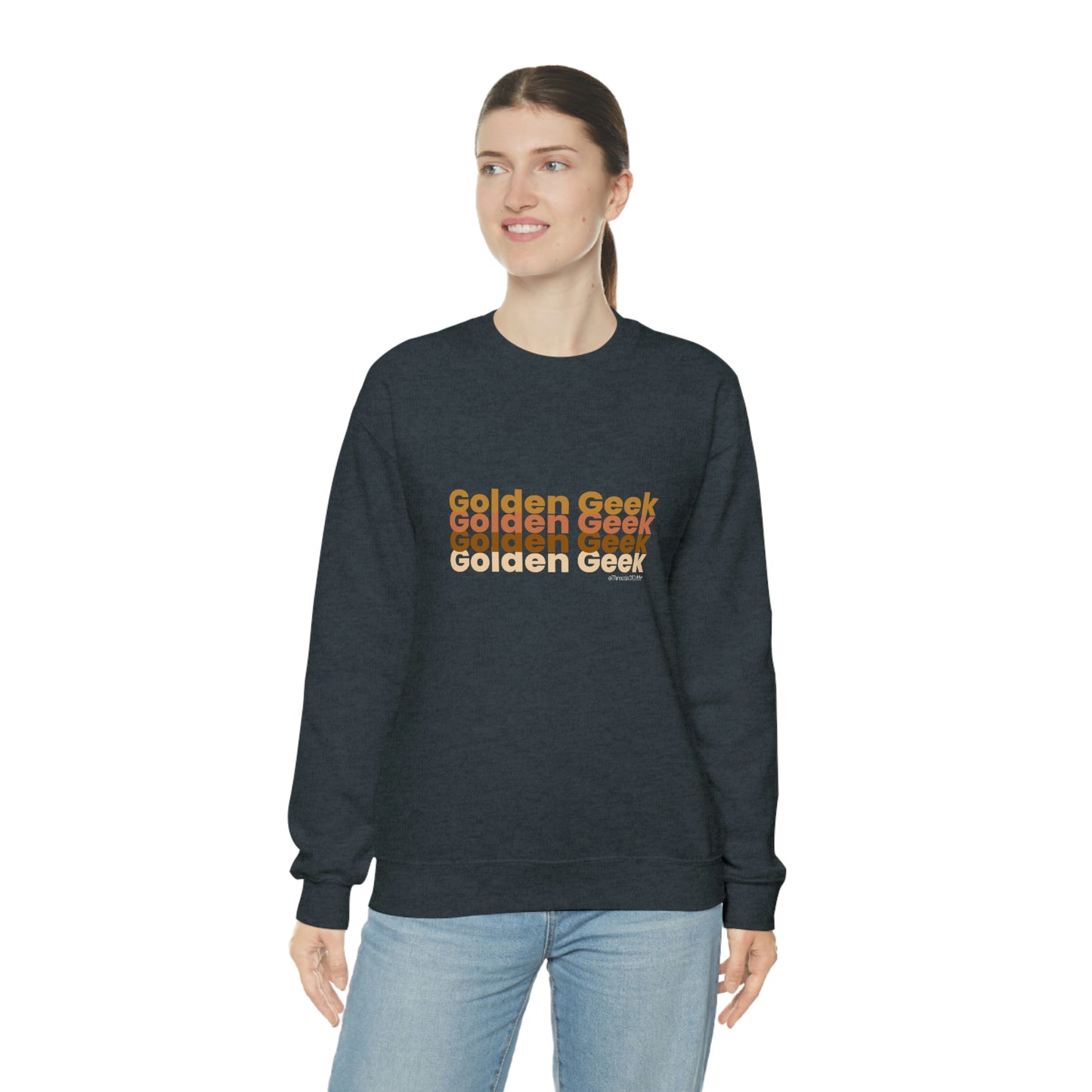 Golden Geek Earth Tones Unisex Crewneck Sweatshirt