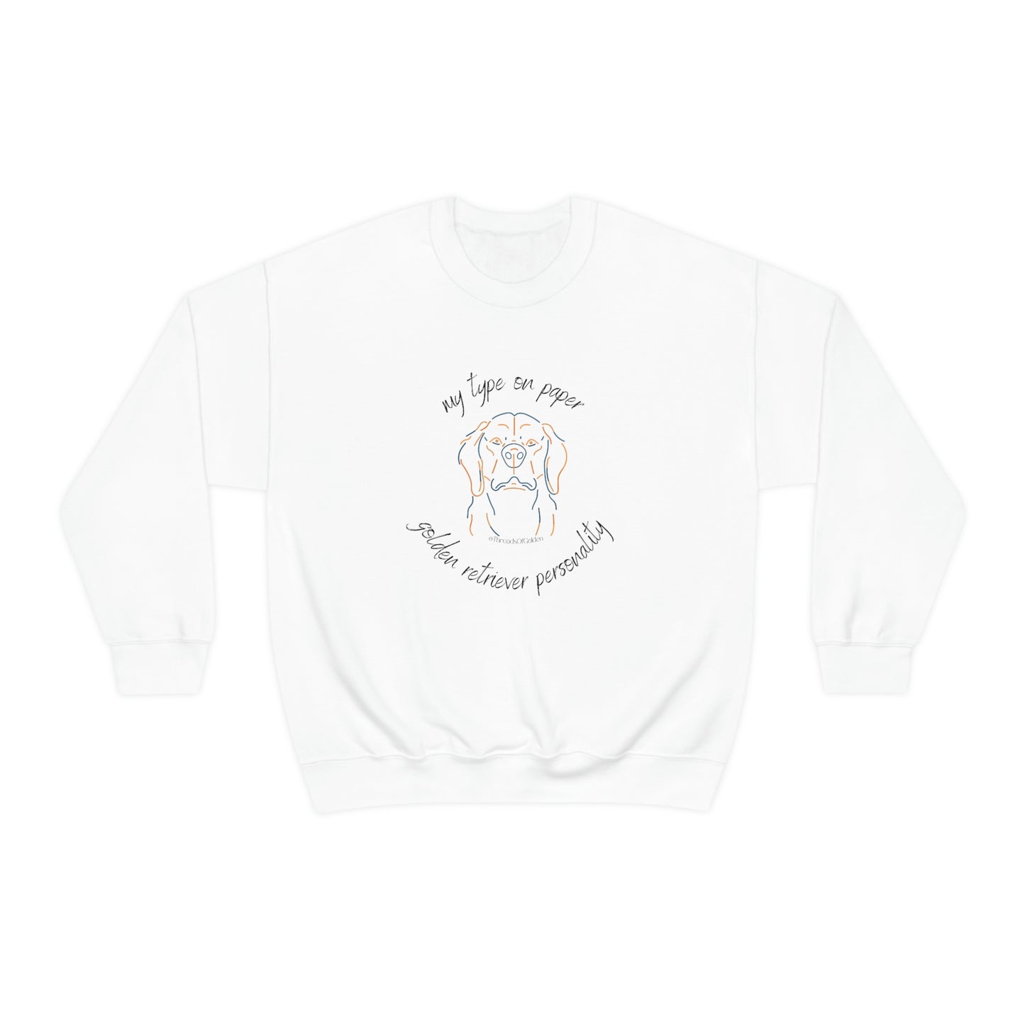 Golden Retriever Personality Crewneck Sweatshirt