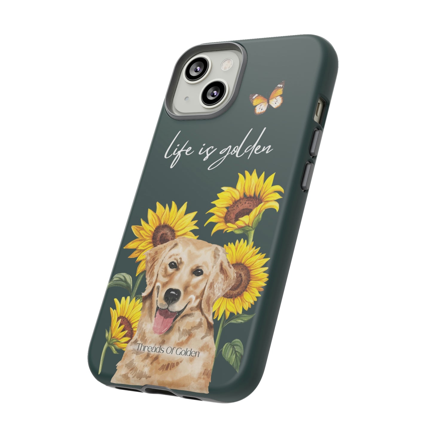 Life Is Golden Tough Phone Case