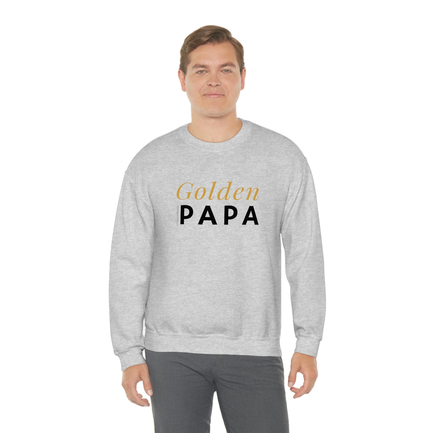 Golden Papa Unisex Crewneck Sweatshirt